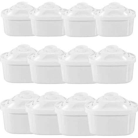 Pack de 12 Cartouches Filtres pour Brita Maxtra Carafe Filtrante Bouilloire Pièce de Rechange