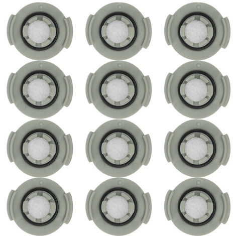 Pack de 12 filtres pour réservoir d'eau, adaptés aux aspirateurs robots Roborock S50/S501/S502/T60RR/T61RR/T65RR, pièces de rechange.