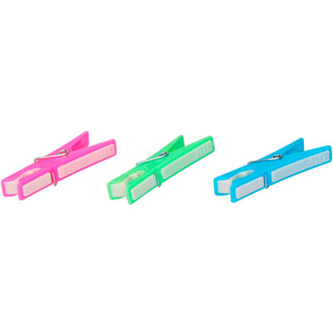 Pack de 12 Pinzas de Plástico Bi-Inyección EDM
