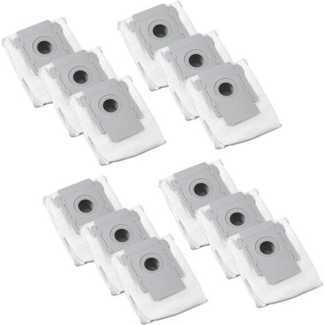 Pack De 12 Sacs Anti-Poussière De Remplacement Pour Robots Aspirateurs Irobot Roomba I3+ I4+ I6+ I7 I7+ S9 S9+ Et Base Clean