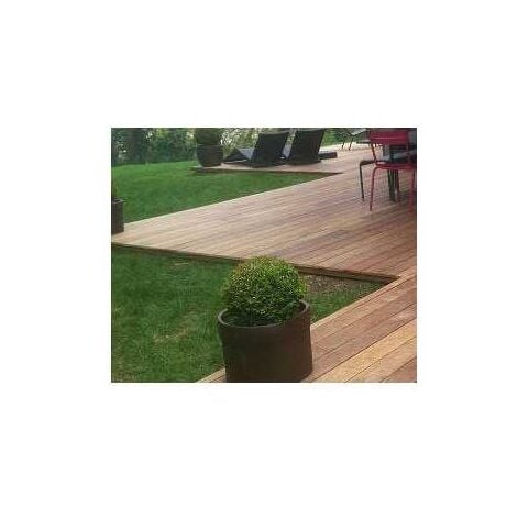 Pack de 1.34 m² soit 5 Lames de Terrasse Cumaru KD 1er Choix 21x145 Lisse en 1m85 - Livraison Gratuite