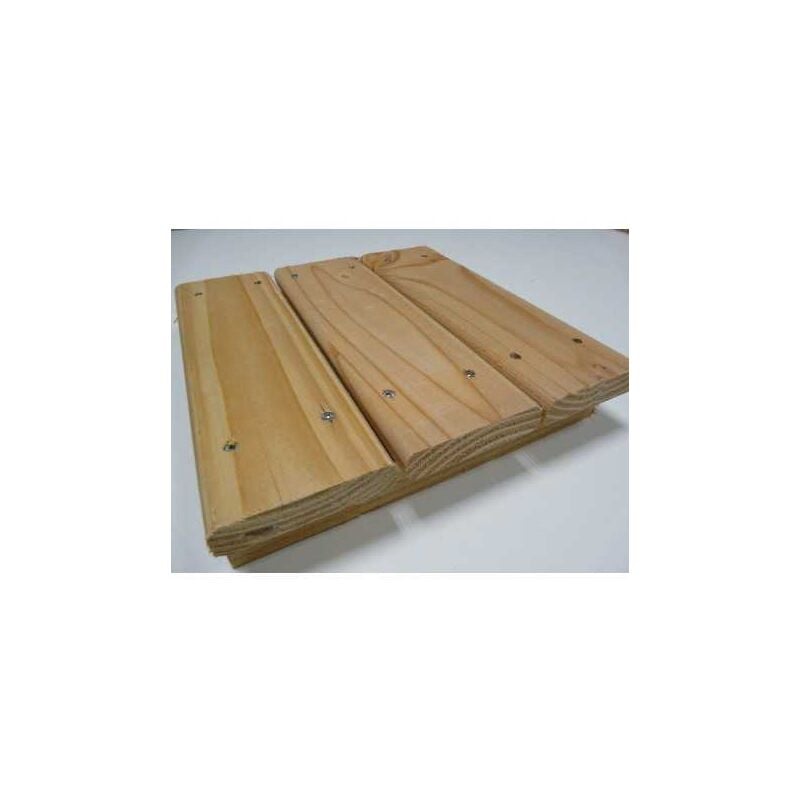 Pack de 1.9 m² soit 10 Lames de Terrasse eco 22x95mm Douglas Naturel Déclassé 2M