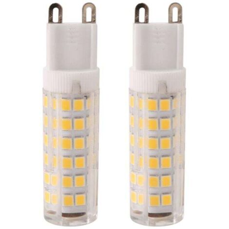 Pack De 2 Ampoules LED G9 7W 550 Lm Équivalent 60W Halogène Blanc Chaud 3000K Angle 360°