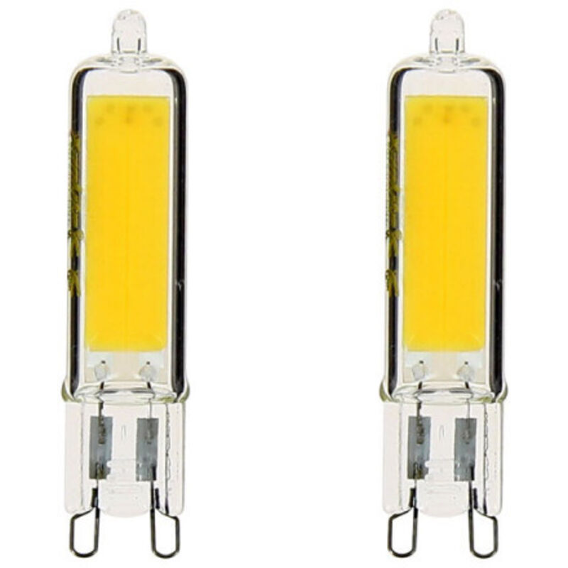 Xanlite - Pack de 2 ampoules RetroLED Caspule, culot G9, 3,7W cons. (40W eq.), 450 lumens, lumière blanc neutre - PACK2ALG9400CW