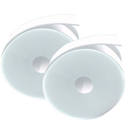Pack de 2 BANDAS AISLANTE Banda de sellado autoadhesiva transparente Aislamiento térmico para puertas y ventanas Impermeable Fácil de instalar Para ahorrar dinero
