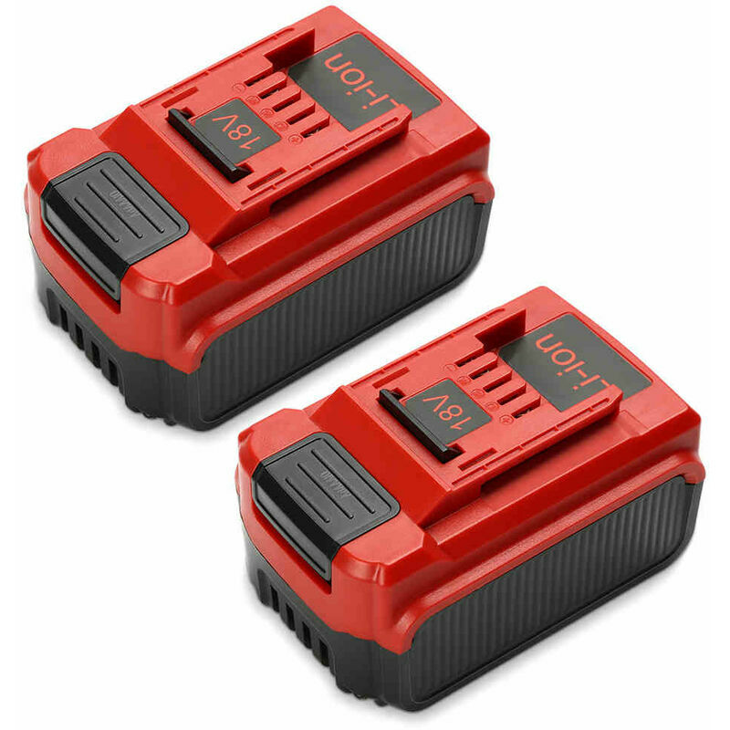 Bsioff - pack de 2) Batterie de remplacement(Li Ion,18 v, 6,0 Ah compatible avec toutes les machines Einhell Power x Change)Batterie pour outil