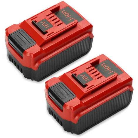 (pack de 2) Bsioff Batterie de remplacement(Li Ion,18 V, 6,0 Ah compatible avec toutes les machines Einhell Power X Change)Batterie pour outil Einhell PXC-Twinpack 6 Ah Power X-Change 4511489 18 V 6.0 Ah Li-Ion 1 pc(s)