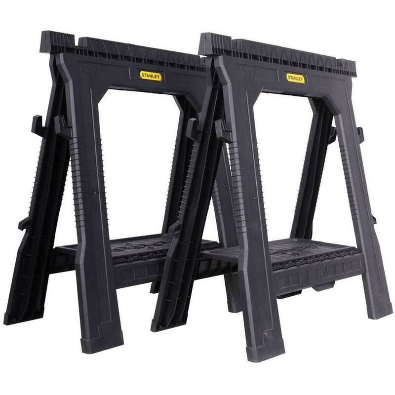 

STST1-70713 - Pack de 2 caballetes plegables de plastico - Stanley