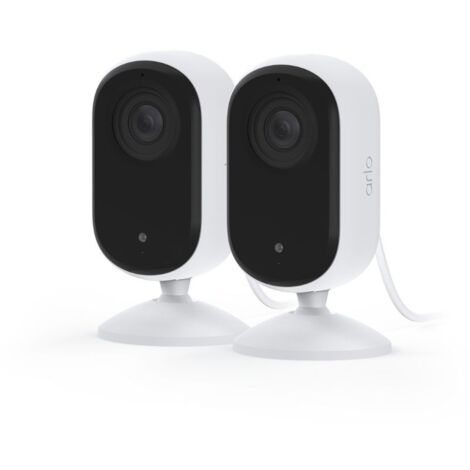 Pack de 2 caméra de sécurité extérieur Arlo Essential 2K intérieur