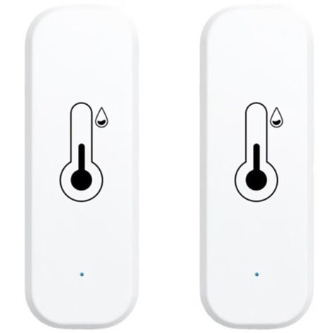 Pack de 2 Capteurs Hygromètre Thermomètre WiFi - Sondes Sans Fil Température et Humidité  Alertes Smartphone pour Surveillance à Distance