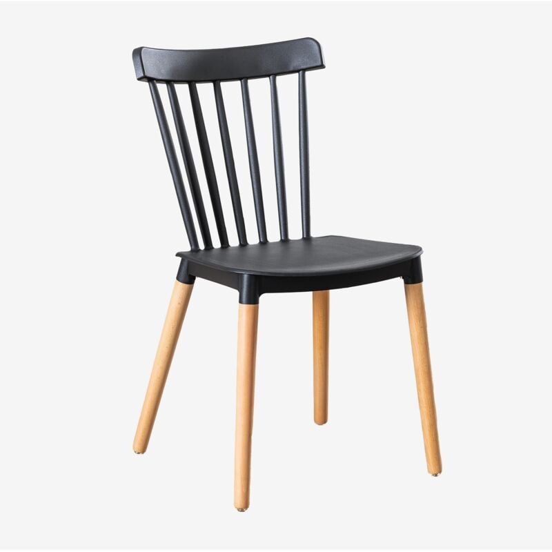 Sklum - Pack de 2 chaises de salle à manger Royal Noir