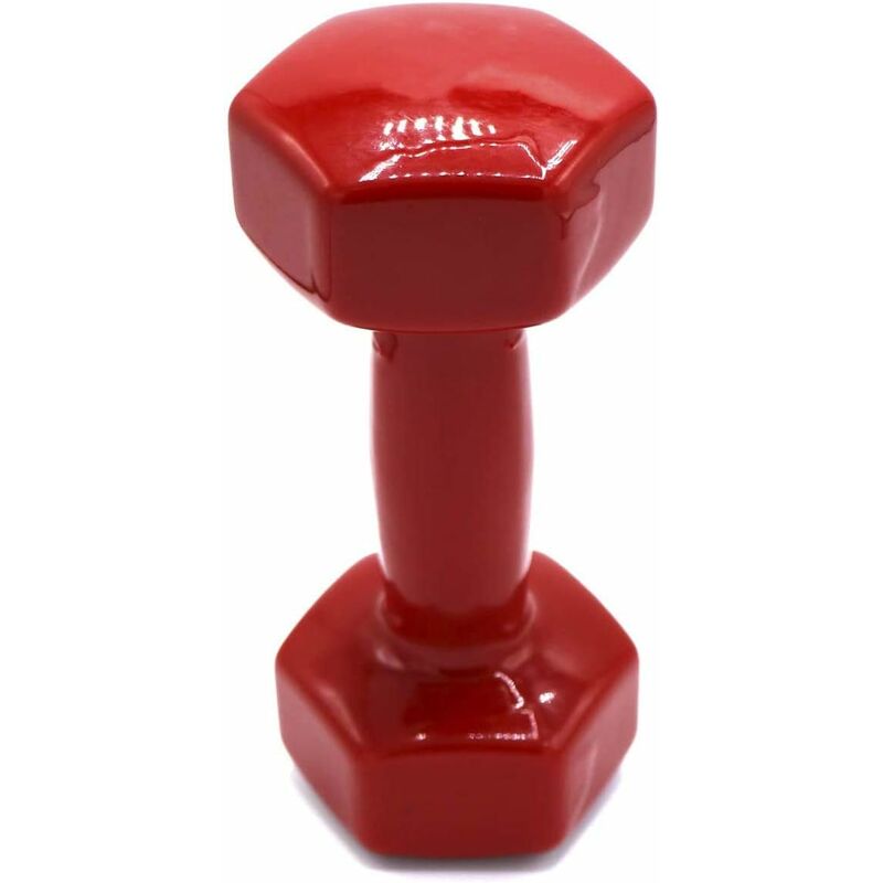 

Kit de 2 Mancuernas. Juego de 2 mancuernas de vinilo hexagonales de goma. Mancuernas para entrenamiento diario en casa.Aparatos de musculación.