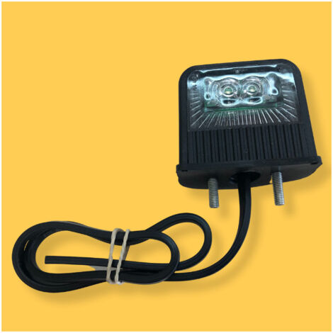 Pack de 2 éclaireurs de plaque LED 12/24V SIM