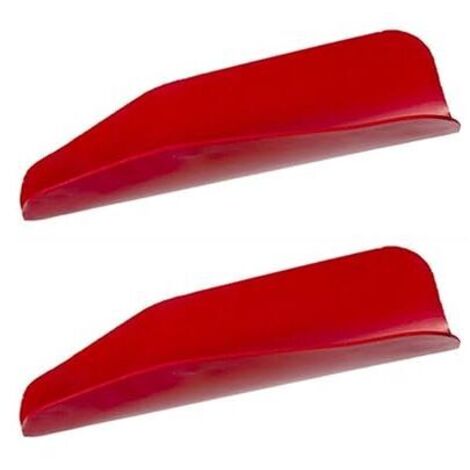Pack de 2 entonnoirs de vidange d'huile flexibles rouges pour voitures, camions et motos, 37 x 17 cm