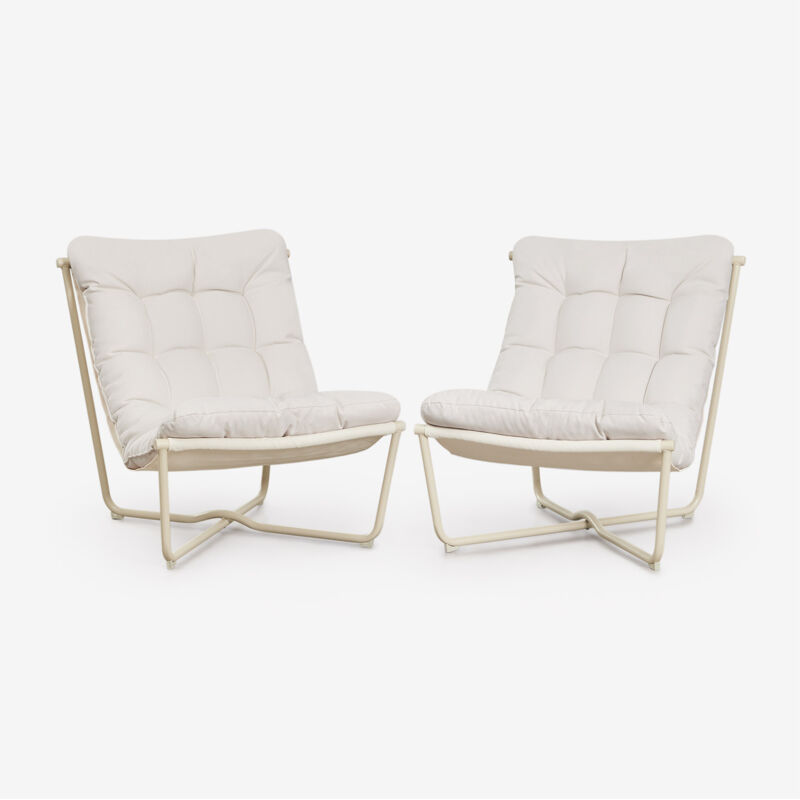 Pack de 2 fauteuils de jardin en acier Zaylon SKLUM Tapioca Beige Pack de 2 fauteuils de jardin en acier Zaylon SKLUM Tapioca Beige