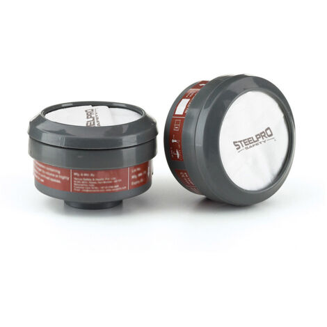 Pack de 2 Filtres avec Filetage FP ABEK1P3 STEELPRO