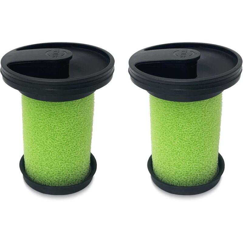 Pack de 2 filtros de recambio lavables y reutilizables compatibles con aspiradoras de mano Gtech Multi MK2