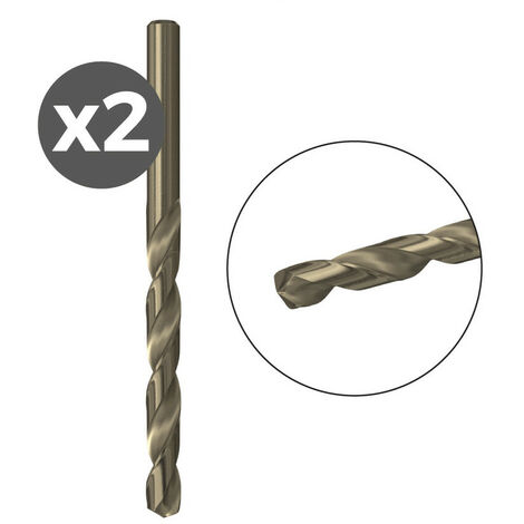 Pack De 2 Forets Metal Hss-co 2,5 X 30/57 / 2k 530494 Fischer.