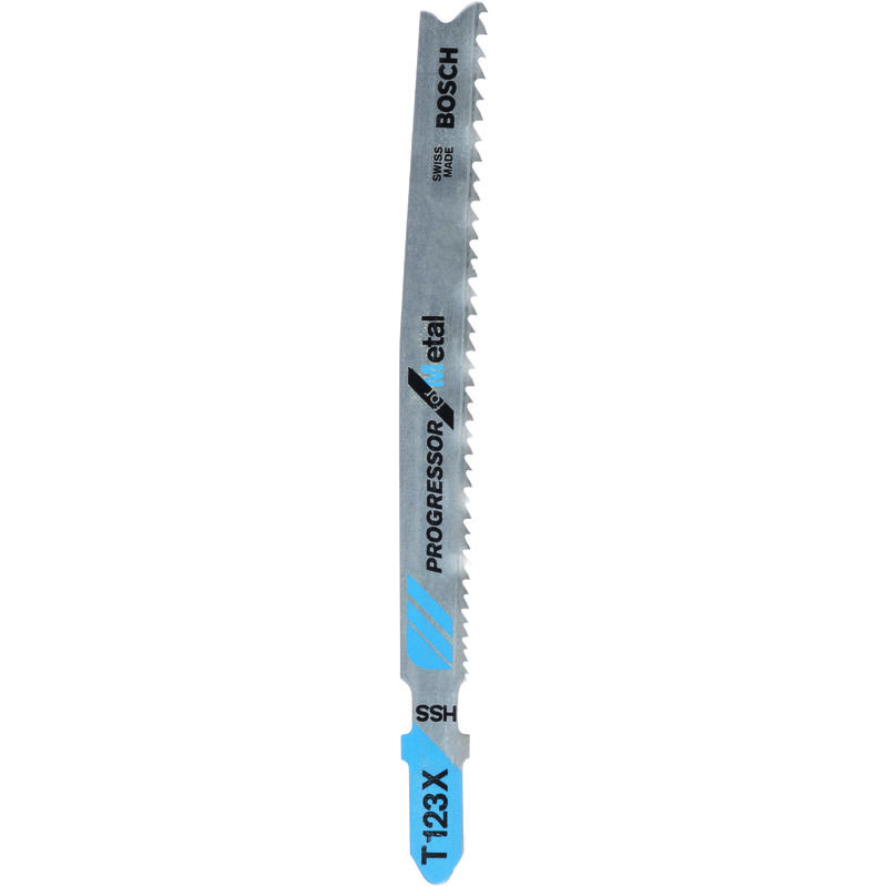 

BOSCH 2609256735 Hoja de sierra de calar HSS, T 123 XF Progressor for Metal