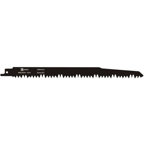 Pack de 2 lames de scie sabre MB24005 pour bois 240mm - HANGER - 150313