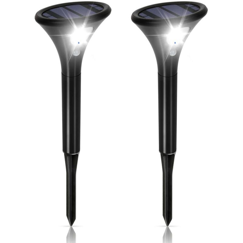 Pack de 2 Lampes led Solaire avec détecteur de mouvement