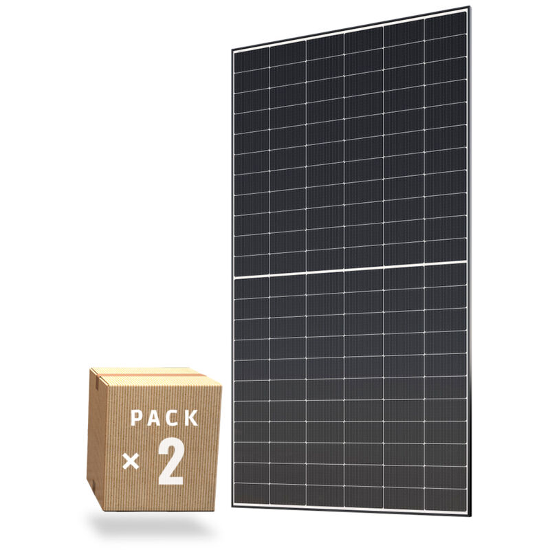 Pack de 2 Panneaux Solaires Monofaciaux Ledvance 460W Cadre Noir Type p