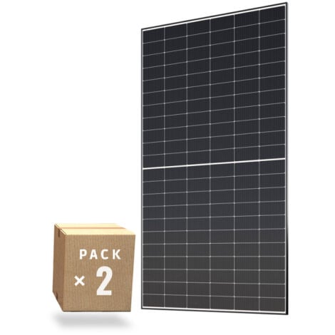 OSRAM Pack de 2 Panneaux Solaires Monofaciaux Ledvance 550W Cadre Noir Type P