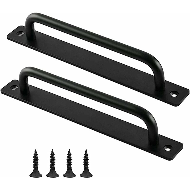 Fei Yu - Pack de 2 poignée de porte de grange, poignée de tirage de porte coulissante, poignée haute performance, poignées de porte d'armoire,