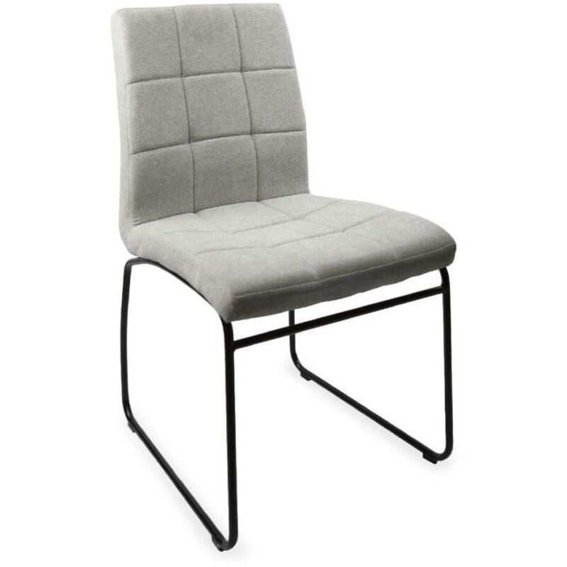 

Pack de 2 sillas Lara en beige o gris. 85 cm (alto) 48 cm (ancho) 52 cm (fondo) Color BEIGE
