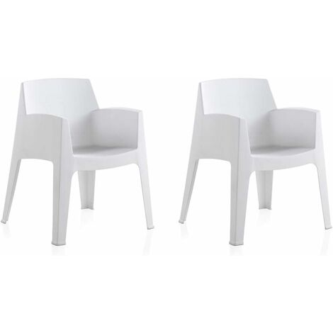 Pack de 2 Sillas Master blancas