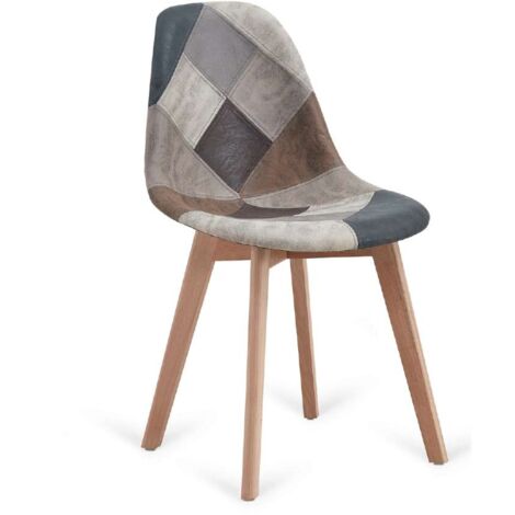 Pack de 2 sillas Super Dereck Patch, 82 cm (alto) 47 cm (ancho) 52 cm (fondo)