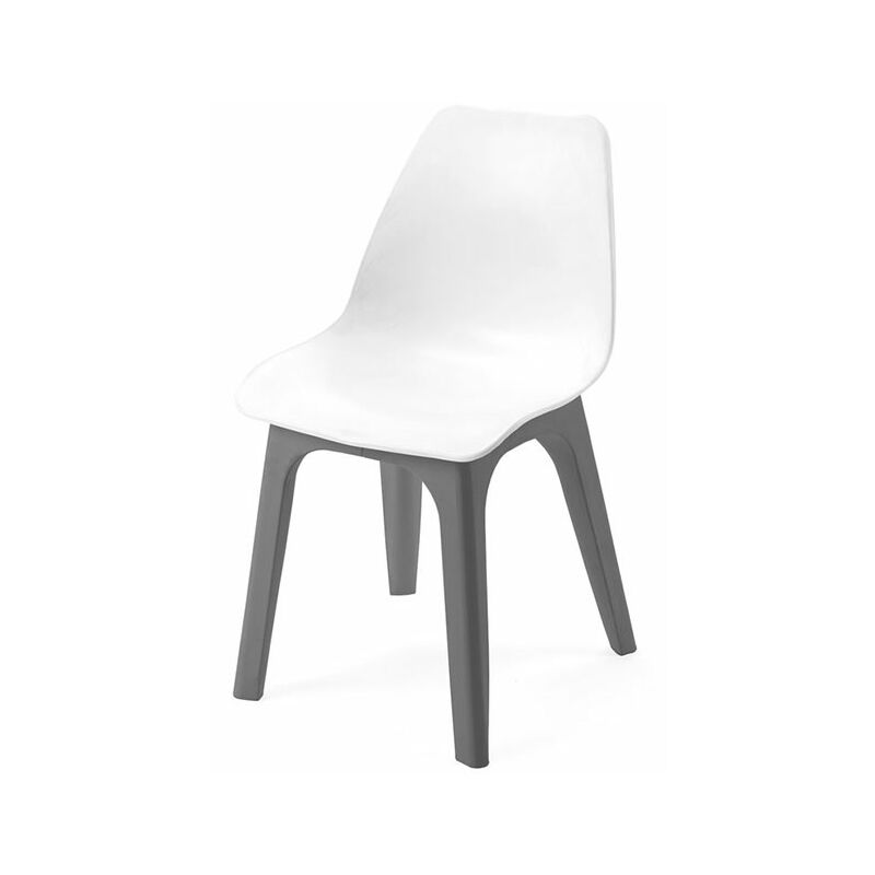 

Pack de 2 sillas Ítaca blanco y gris