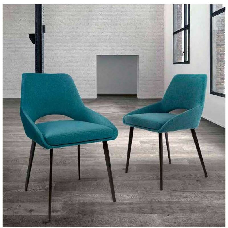 

Pack de 2 sillas varios colores a elegir 82 cm(alto)50 cm(ancho)58 cm(largo) Color AZUL