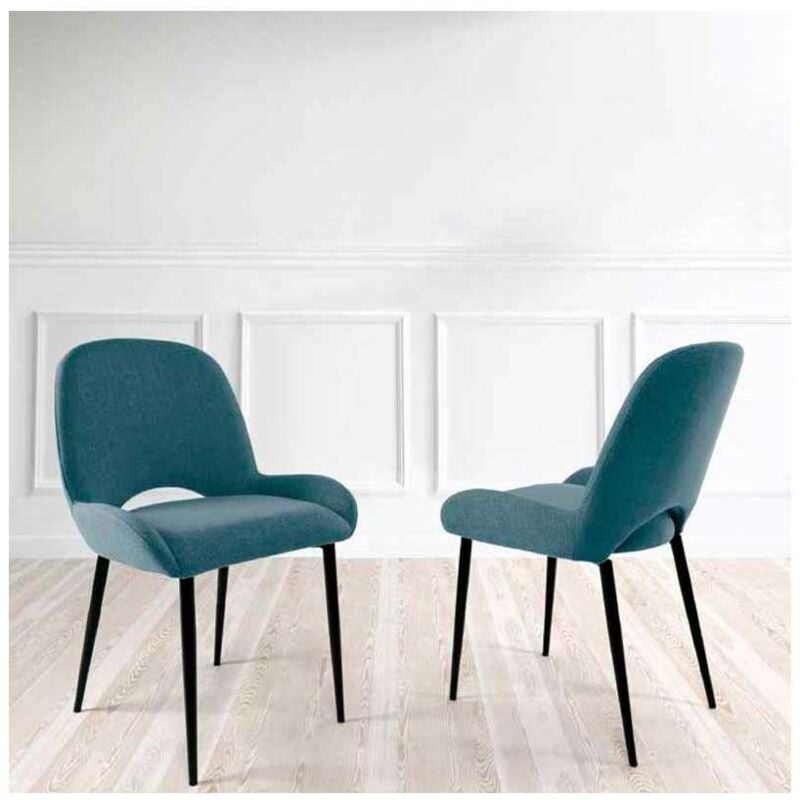 

Pack de 2 sillas varios colores a elegir 85 cm(alto)54 cm(ancho)61 cm(largo) Color AZUL