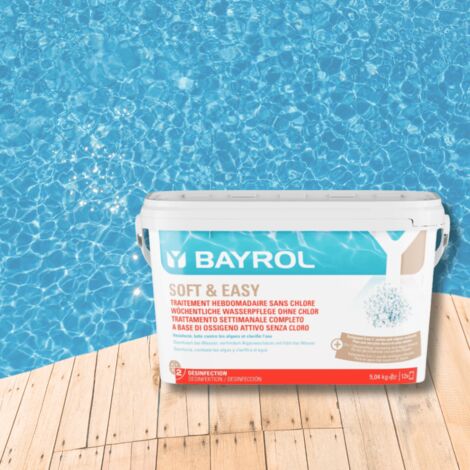 Pack de 2 Soft & Easy 20m3 à base oxygène actif pour piscine BAYROL