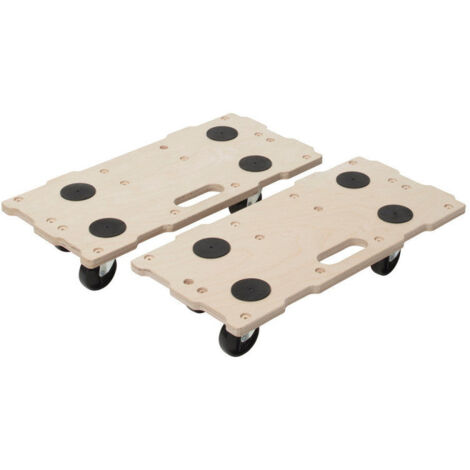 Pack de 2 supports roulants connectables WOLFCRAFT FT 400