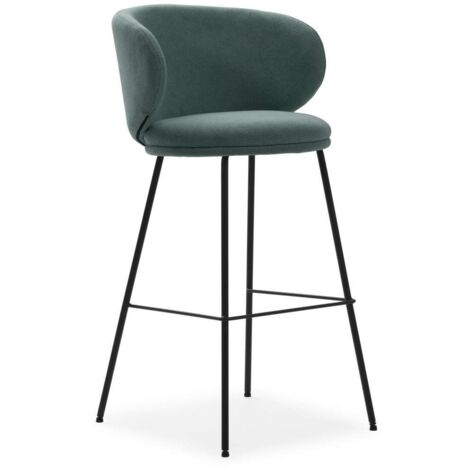 Pack de 2 taburetes modelo Rebeca acabado verde, 99cm(alto) 53cm(ancho) 56cm (largo)