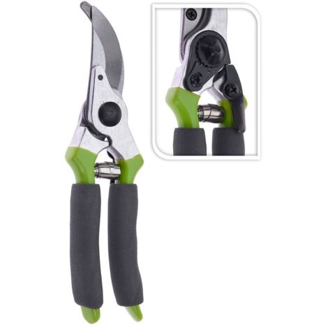 Pack de 2 Tijeras de Poda con Mango de Plástico Verde Progarden