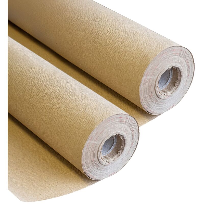 Pack de 2 Toiles de paillage Papier Autodégradable Kraft 0.9 x 20m Paillage pour Jardin Anti mauvaises herbes 100% Cellulose