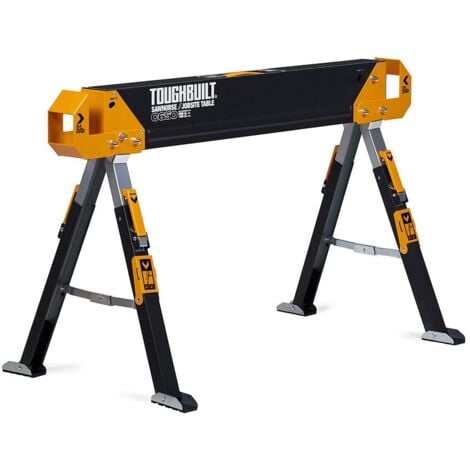 ENY SUMINISTROS Pack de 2 tréteaux-table réglables C650 (Capacité 1180kg/paire) TOUGHBUILT TB-C650-2-XEA