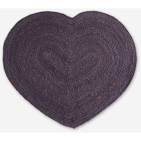 PACK DE 2 UNIDADES MANTEL INDIVIDUAL CORAZON MORADO 45X55CM