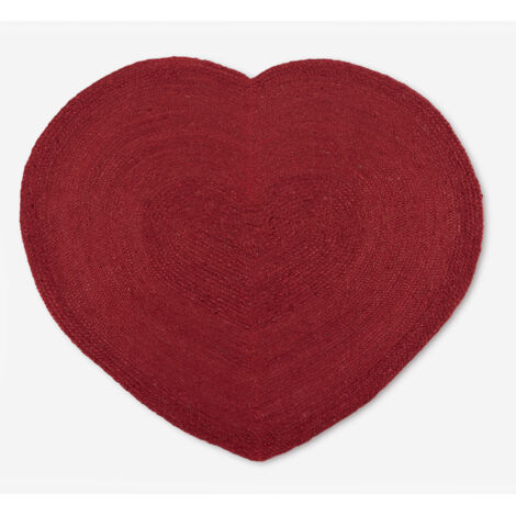 PACK DE 2 UNIDADES MANTEL INDIVIDUAL CORAZON ROJO 45X55CM