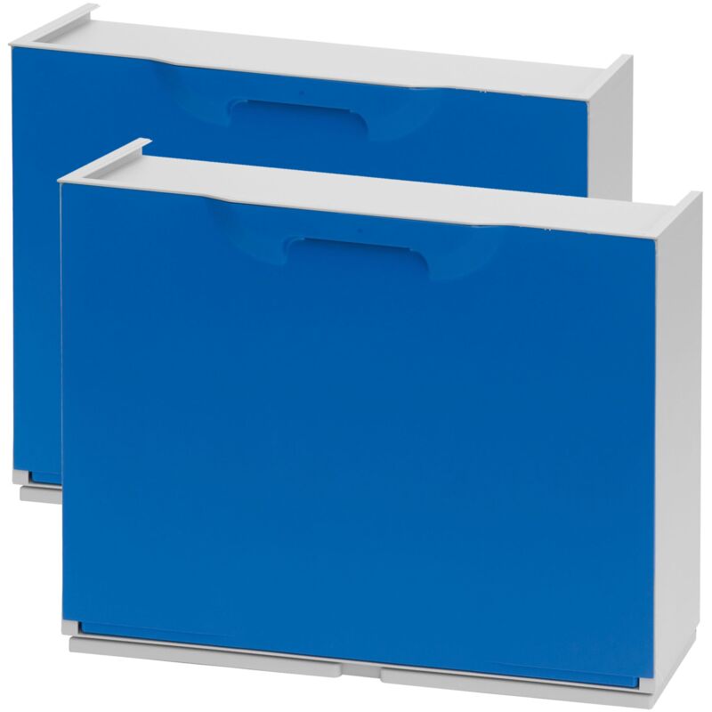 

Pack de 2 zapateros en polipropileno color azul