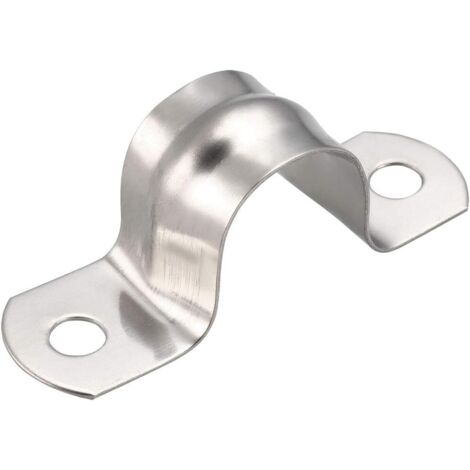 Pack de 20 abrazaderas perforadas para tubos de 20 mm de diámetro