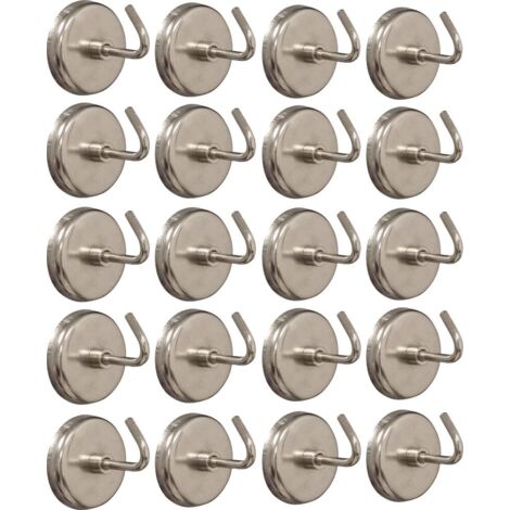 Pack de 20 ganchos imantados con iman para carro de herramientas,para llaves,etc