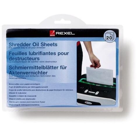 PACK DE 20 HOJAS LUBRICANTES