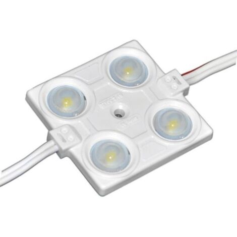 Pack de  20 - Module LED 2.4W SMD 2835 12V IP65 pour Enseigne Commerciale - Blanc Froid  - SILUMEN