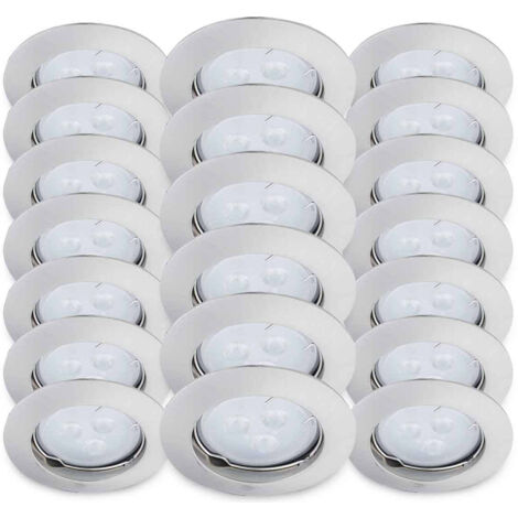 Spot Led Encastrable Orientable Carré Blanc Led Rendu 40W