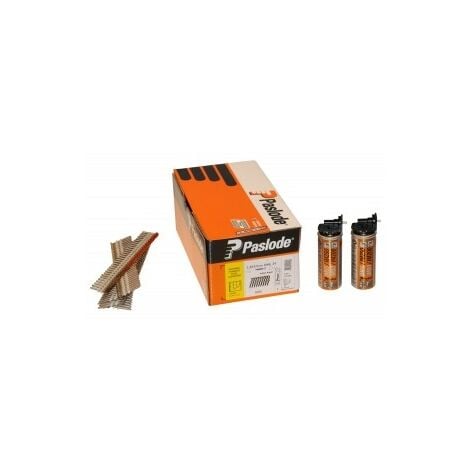 Pack de 2200 Clous crantés SPIT + Gaz - 2,8 x 75 mm - 141215
