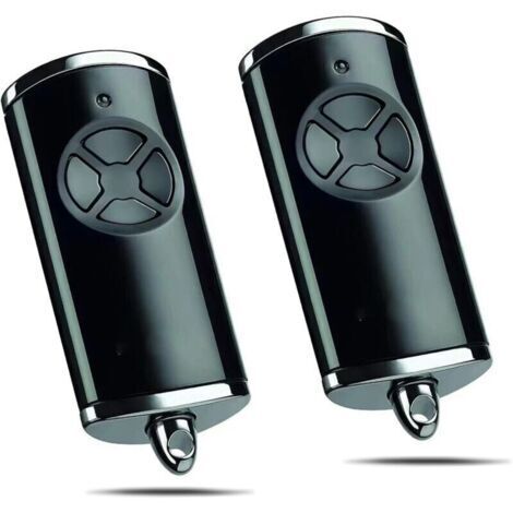 (Pack de 2)868MHz Télécommande pour Hörmann HSE4 BS,4 Canaux Télécommande de Rechange Bip Portail Porte De Garage Compatible avec Hörmann HSM4 HSE2 HS1 HS4 HSZ1